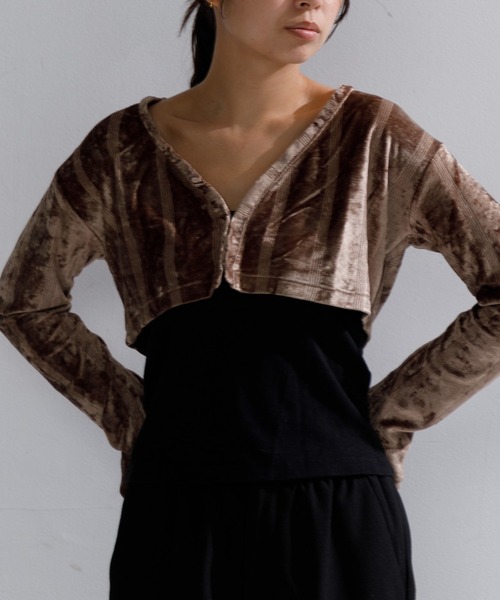 カーディガン 「WOMEN」Robert P’miller Velor Prib Cardigan レディース Robert P. Miller カーディガン 「WOMEN」Robert P'miller Velor