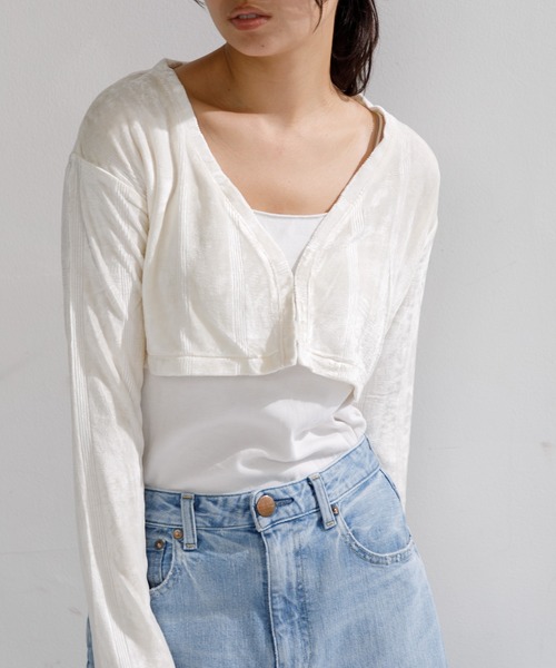 カーディガン 「WOMEN」Robert P’miller Velor Prib Cardigan レディース セール】【WOMEN】Robert P'miller Velor Prib Cardigan