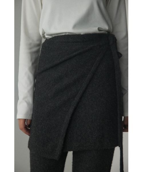 BLACK BY MOUSSY（ブラックバイマウジー）の「set knit pants(セットニットパンツ)（その他パンツ・レディース・グレー/ブラック/レッド系その他・FREE）」の16枚目の写真