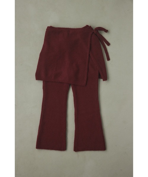 BLACK BY MOUSSY（ブラックバイマウジー）の「set knit pants(セットニットパンツ)（その他パンツ・レディース・グレー/ブラック/レッド系その他・FREE）」の11枚目の写真