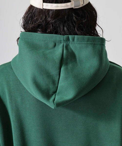 FUNALIVE(ファンアライブ)の「Logo print line rib sweat hoodie / ロゴプリント ラインリブ 裏起毛プルオーバーパーカー unisex(パーカー・メンズ・ダークグリーン/ヘザーチャコール/杢グレー/グレー系その他2/グリーン系その他/ベージュ/ネイビー/チャコール/グリーン系その他2/グレー系その他3/ベージュ系その他/ネイビー系1/グレー系その他/グレイッシュベージュ/チャコールグレー/ブラック系その他・XL/M/L)」の21枚目の写真