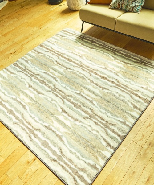 niko and（ニコアンド）の「オリジナルMIXフィールラグマット/185