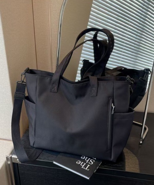 CALIFORNIA OUTFITTERS（カリフォルニア アウトフィッターズ）の「3-9B9 サイドポケット付き トートバッグ A4サイズ 2WAY（トートバッグ・レディース・ブラック・ONESIZE）」の8枚目の写真