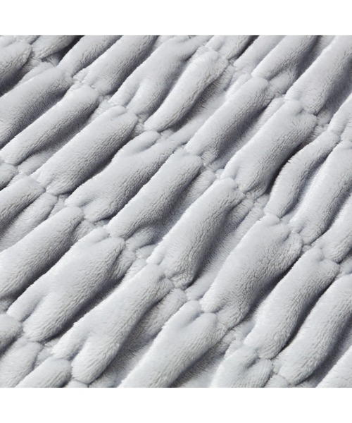 【セール】WARMY リップル ブランケット（毛布） ダブル 1800×2000 グレー（ブランケット）｜Francfranc（フランフラン）