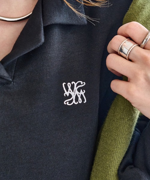 KOBE LETTUCE(コウベレタス)の「刺繍ロゴスウェットトップス(スウェット・レディース・アイボリー系/グレー/ブラック・M)」の8枚目の写真