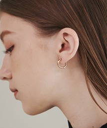 ciite' surgical stainless（シーテサージカルステンレス）の「【 金属アレルギー対応 】 ワンタッチ クリップフープイヤリング  <ホールド力 UP> サージカルステンレス   (両耳用)（イヤリング）」