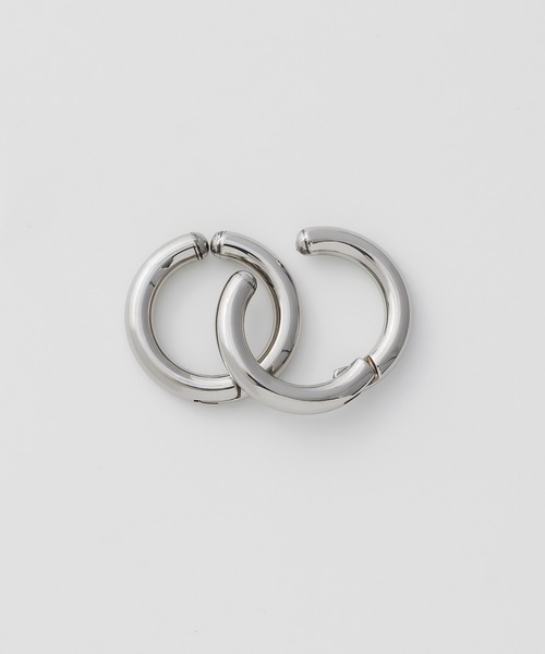 ciite' surgical stainless（シーテサージカルステンレス）の「【 金属アレルギー対応 】 ワンタッチ クリップフープイヤリング  <ホールド力 UP> サージカルステンレス   (両耳用)（イヤリング・レディース・ゴールド/シルバー/ピンクゴールド・FREE）」の18枚目の写真