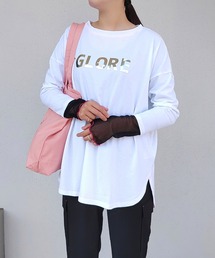 Q | メタリックロゴロンT(Tシャツ/カットソー)