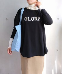 Q | メタリックロゴロンT(Tシャツ/カットソー)