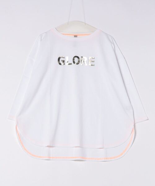 Q（キュー）の「メタリックロゴロンT（Tシャツ/カットソー・レディース・ホワイト/ブラック・MEDIUM）」の3枚目の写真