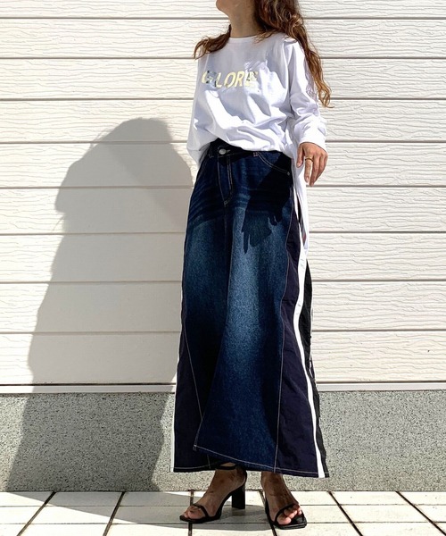 Q（キュー）の「メタリックロゴロンT（Tシャツ/カットソー・レディース・ホワイト/ブラック・MEDIUM）」の19枚目の写真