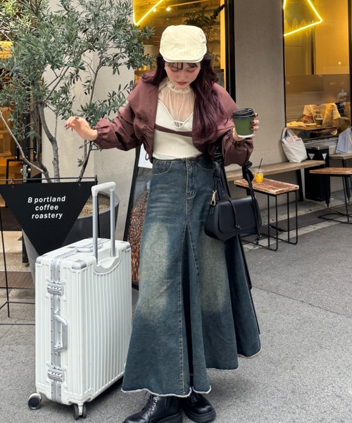 efill（エフィル）の「ドルマンスリーブ　ブルゾン（ブルゾン・レディース・モカ・FREE）」の10枚目の写真