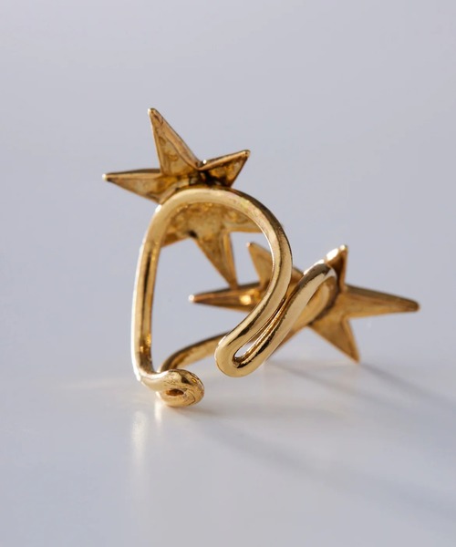 ADER（アデル）の「STAR double ring（リング・レディース・ゴールド・フリー）」の3枚目の写真