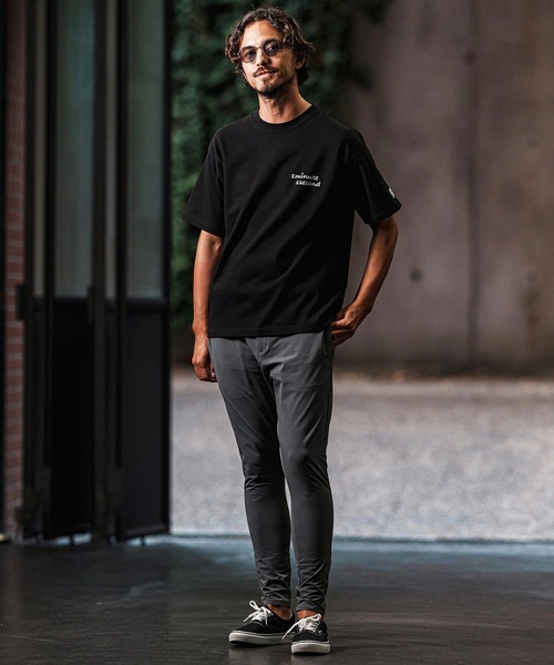 1minute 1second(ワンミニットワンセカンド)の「mt9240- 10oz heavy weight half sleeve cut sew (cursive embroidery) Tシャツ(Tシャツ/カットソー・メンズ・ホワイト/ブラック/グリーン系その他・S/M/L/XL)」の7枚目の写真