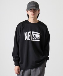 NEVSURF trainer wide sweatshirt /BIGトレーナー ワイドスウェット unisex