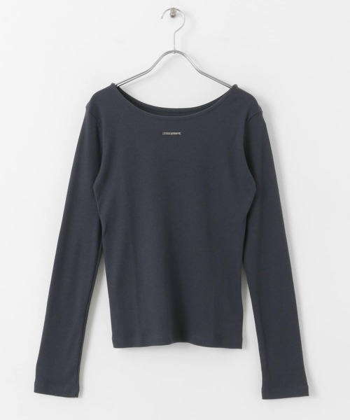 SENSE OF PLACE by URBAN RESEARCH(センスオブプレイスバイアーバンリサーチ)の「プレートツキバレエネックトップ(Tシャツ/カットソー・レディース・レッド/オフホワイト/チャコールグレー・ONE)」の15枚目の写真