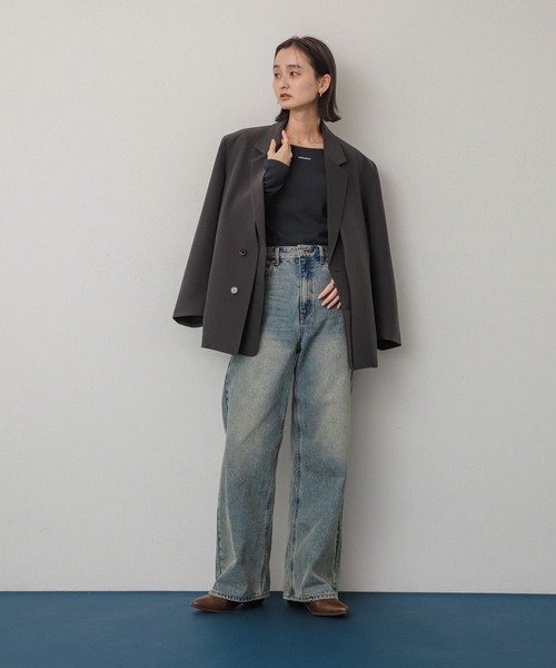 SENSE OF PLACE by URBAN RESEARCH(センスオブプレイスバイアーバンリサーチ)の「プレートツキバレエネックトップ(Tシャツ/カットソー・レディース・レッド/オフホワイト/チャコールグレー・ONE)」の19枚目の写真