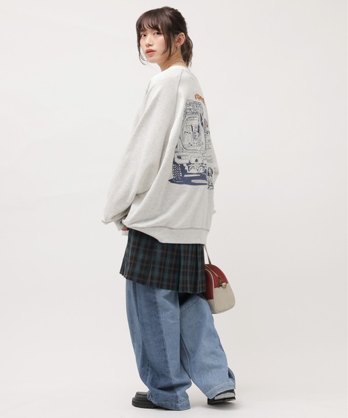 DOUBLE NAME(ダブルネーム)の「プリーツミニスカート(スカート・レディース・ネイビー系/グリーン系・FREE)」の14枚目の写真