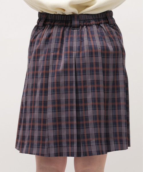 DOUBLE NAME(ダブルネーム)の「プリーツミニスカート(スカート・レディース・ネイビー系/グリーン系・FREE)」の17枚目の写真