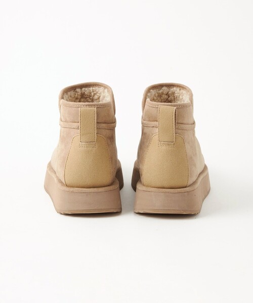 green label relaxing(グリーンレーベルリラクシング)の「ウォーム プラットショートブーツ(ブーツ・レディース・グレー/ベージュ/ブラック・M/L/S/XL)」の11枚目の写真