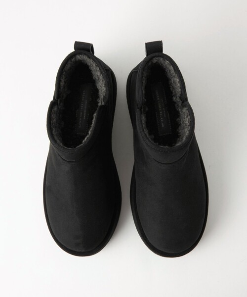 green label relaxing(グリーンレーベルリラクシング)の「ウォーム プラットショートブーツ(ブーツ・レディース・グレー/ベージュ/ブラック・M/L/S/XL)」の16枚目の写真