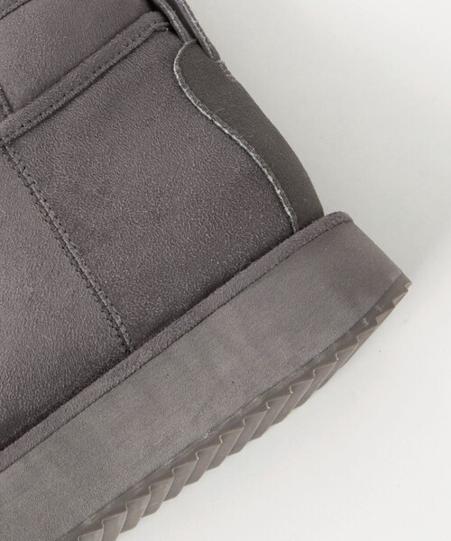 green label relaxing(グリーンレーベルリラクシング)の「ウォーム プラットショートブーツ(ブーツ・レディース・グレー/ベージュ/ブラック・M/L/S/XL)」の20枚目の写真