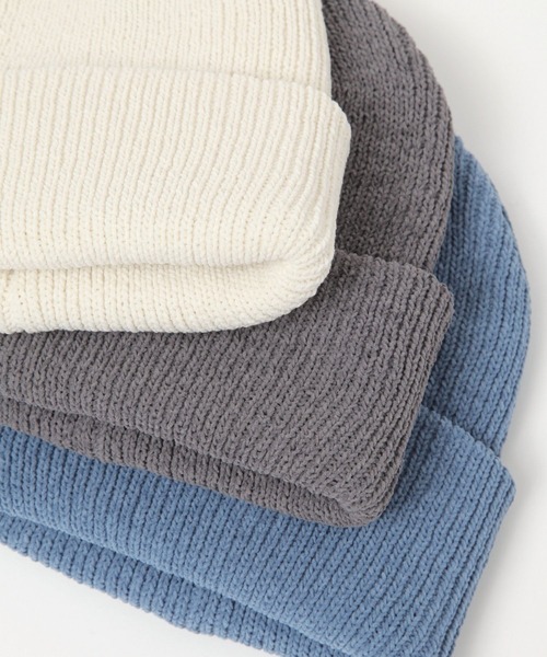 GLOBAL WORK（グローバルワーク）の「モールニットワッチ/153018（ニットキャップ/ビーニー・レディース・アイボリー/グレー/ライトブルー/ブラック・FREE）」の9枚目の写真