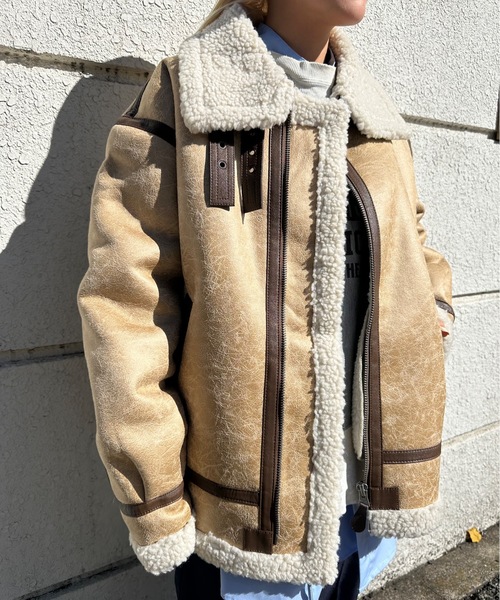 Alpha Industries / B-3 フェイクムートンジャケット FAKE