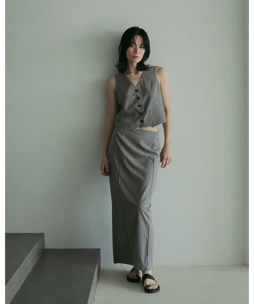 anuke（アンヌーク）の「Cutoff Pencil Skirt（スカート）」 - WEAR