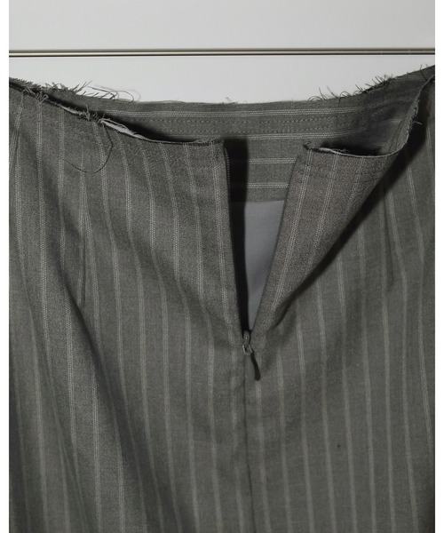 anuke アンヌークCutoff Straight Skirt ブラック　新作 セール】Cutoff Pencil Skirt（スカート）｜anuke（アンヌーク