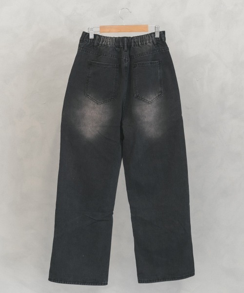 Shoowtime(ショウタイム)の「vintage washed knees switching denim pants / ビンテージウォッシュニースイッチデニムパンツ(デニムパンツ・メンズ・ブラック系/ブルー系・MEDIUM/X-LARGE/LARGE)」の15枚目の写真