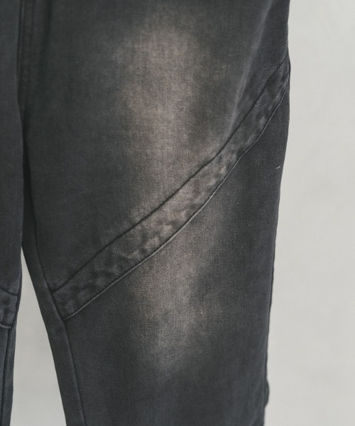 Shoowtime(ショウタイム)の「vintage washed knees switching denim pants / ビンテージウォッシュニースイッチデニムパンツ(デニムパンツ・メンズ・ブラック系/ブルー系・MEDIUM/X-LARGE/LARGE)」の19枚目の写真