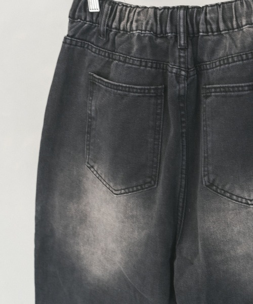 Shoowtime(ショウタイム)の「vintage washed knees switching denim pants / ビンテージウォッシュニースイッチデニムパンツ(デニムパンツ・メンズ・ブラック系/ブルー系・MEDIUM/X-LARGE/LARGE)」の20枚目の写真