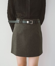 ベルト付きスカートショーパン