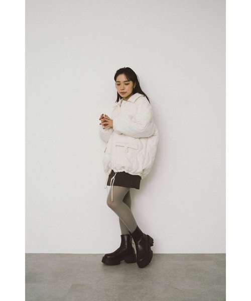 DRWCYS（ドロシーズ）の「ベルト付きスカートショーパン（スカート・レディース・ブラック/グレー・SMALL/MEDIUM）」の21枚目の写真