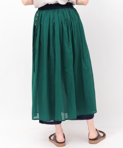 スカートパンツ フリルカーゴレイヤードスカートパンツ | ファッション通販