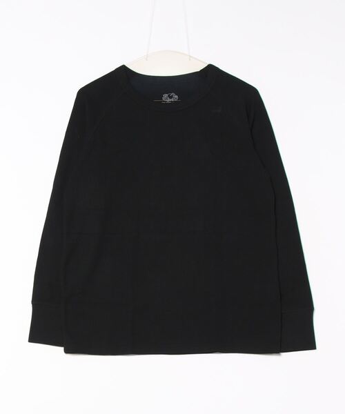 FRUIT OF THE LOOM（フルーツオブザルーム）の「【FRUIT OF THE LOOM】無地 サーマルロンTEE / ラグラン / 長袖（Tシャツ/カットソー・レディース・ホワイト/アイボリー/ブラック・M）」の18枚目の写真