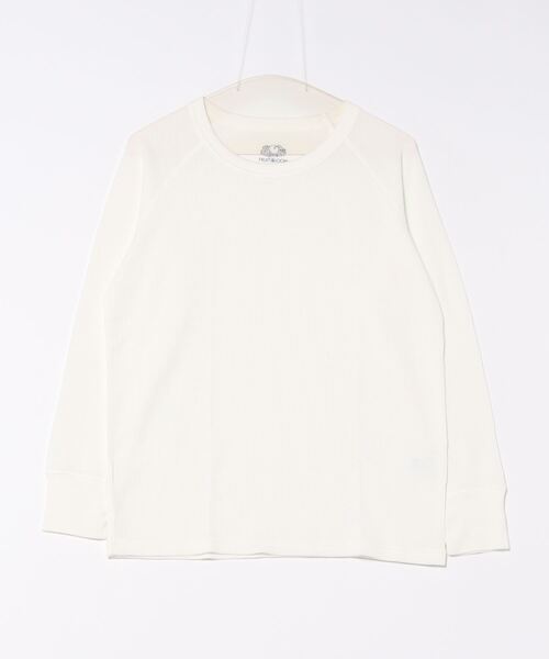 FRUIT OF THE LOOM（フルーツオブザルーム）の「【FRUIT OF THE LOOM】無地 サーマルロンTEE / ラグラン / 長袖（Tシャツ/カットソー・レディース・ホワイト/アイボリー/ブラック・M）」の20枚目の写真
