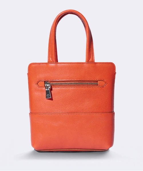 aniary（アニアリ）の「トートバッグ（アルティザンレザー）（トートバッグ・メンズ・ロイヤルブルー/チャコールグレー/ブラック/ベージュ系/オレンジ/ターコイズブルー系・FREE）」の6枚目の写真