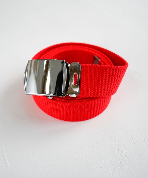 Editors Draw（エディターズドロー）の「GIベルト（ベルト・メンズ・ネイビー/C/D/E/ホワイト/レッド/A/ナチュラル/B/ブラック/オリーブ/パープル/イエロー/オレンジ・FREE）」の8枚目の写真