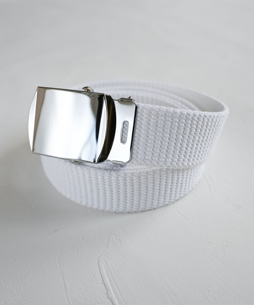 Editors Draw（エディターズドロー）の「GIベルト（ベルト・メンズ・ネイビー/C/D/E/ホワイト/レッド/A/ナチュラル/B/ブラック/オリーブ/パープル/イエロー/オレンジ・FREE）」の2枚目の写真