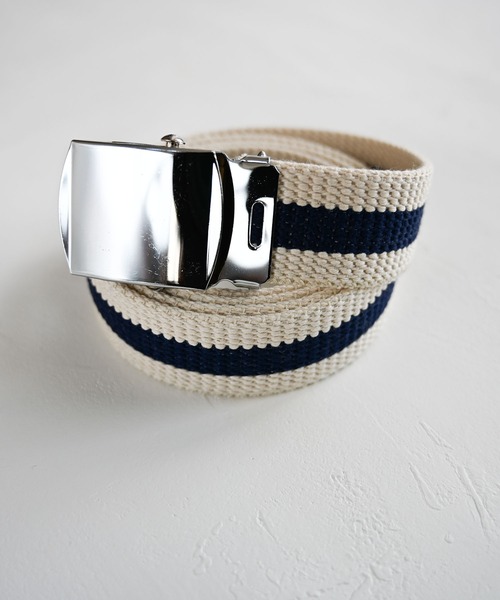 Editors Draw（エディターズドロー）の「GIベルト（ベルト・メンズ・ネイビー/C/D/E/ホワイト/レッド/A/ナチュラル/B/ブラック/オリーブ/パープル/イエロー/オレンジ・FREE）」の10枚目の写真