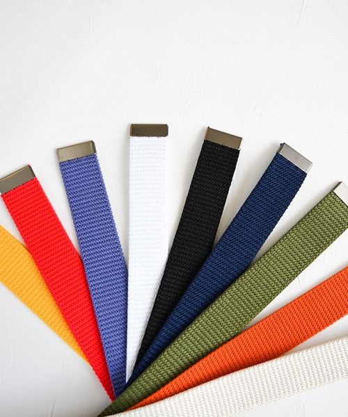 Editors Draw（エディターズドロー）の「GIベルト（ベルト・メンズ・ネイビー/C/D/E/ホワイト/レッド/A/ナチュラル/B/ブラック/オリーブ/パープル/イエロー/オレンジ・FREE）」の17枚目の写真