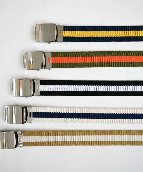 Editors Draw（エディターズドロー）の「GIベルト（ベルト・メンズ・ネイビー/C/D/E/ホワイト/レッド/A/ナチュラル/B/ブラック/オリーブ/パープル/イエロー/オレンジ・FREE）」の20枚目の写真