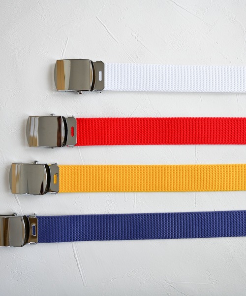 Editors Draw（エディターズドロー）の「GIベルト（ベルト・メンズ・ネイビー/C/D/E/ホワイト/レッド/A/ナチュラル/B/ブラック/オリーブ/パープル/イエロー/オレンジ・FREE）」の16枚目の写真