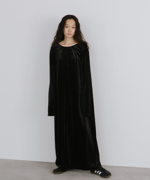 2WAYベロアロングワンピース（ワンピース）｜duei（デュイ）の