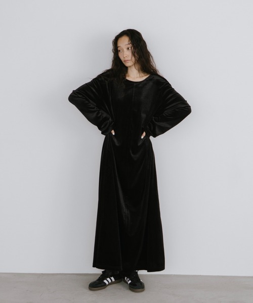 2WAYベロアロングワンピース（ワンピース）｜duei（デュイ）の