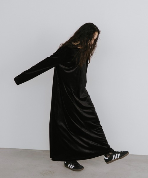 セール】2WAYベロアロングワンピース（ワンピース）｜duei