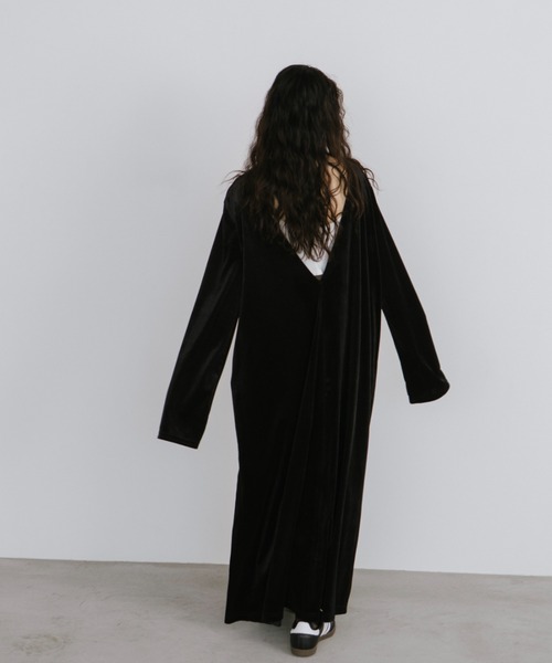 2WAYベロアロングワンピース（ワンピース）｜duei（デュイ）の