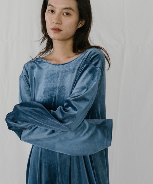 2WAYベロアロングワンピース（ワンピース）｜duei（デュイ）の